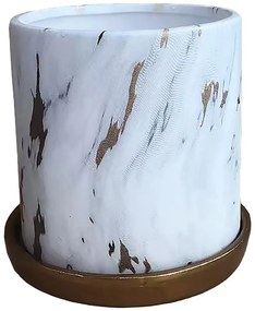 Kvetináč YS44149S ceramic Water Transfer Effect 11x11x1