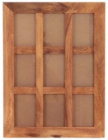Fotorámček Kali pre 9 foto indický masív palisander Natural