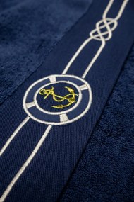 Soft Cotton Luxusný pánsky župan + uterák + papuče MARINE MAN v darčekovom balení