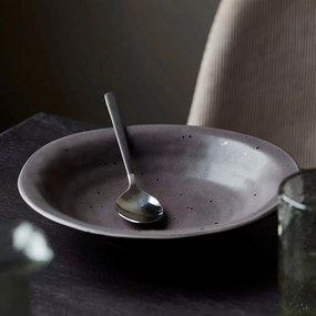House Doctor Polievkový tanier / miska RUSTIC 25cm tm. šedý