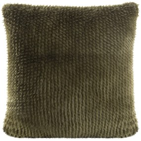 DEKORAČNÁ OBLIEČKA NA VANKÚŠ FOX 45X45 CM OLIVOVÁ