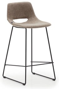 Svetlohnedá barová stolička (výška sedadla 65 cm) Zahara – Kave Home