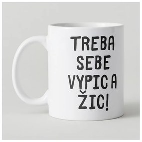 KH6-16 DR Hrnček - Treba sebe vypic a žic 330ml