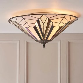 Endon 63935 - Stropné svietidlo Tiffany ASTORIA 2xE27/60W/230V priemer 48 cm