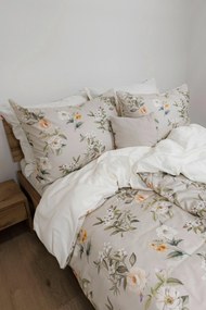 XXXLutz POSTEĽNÁ BIELIZEŇ, makosatén, béžová, 140/200 cm Fleuresse - Obliečky & plachty - 003273076701