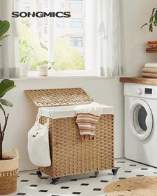 Kôš na bielizeň na kolieskach SONGMICS LCB363N01