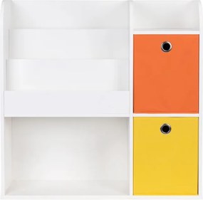 Drevená polička pre deti, detská skrinka, priehradky, organizér