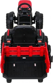 Ramiz Titánový traktor s prívesom Červený