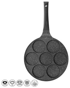 Panvica s nepriľnavým povrchom Pfluon Granit Orion Grande, ⌀ 27 cm