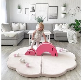 Penová hracia podložka mráčik: ružová