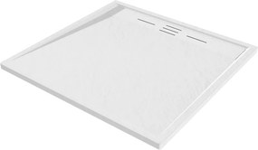 Mexen Amon štvorcový sprchový kút SMC 90 x 90 cm, biely - 4F109090