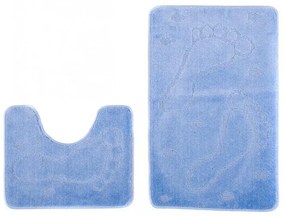 Kúpeľňové predložky 1001 modré 2Ks 50x80cm