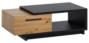 Konferenčný stolík Marisol MS4 (dub artisan + čierna). Vlastná spoľahlivá doprava až k Vám domov. 1122620
