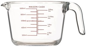 Mason Cash Sklenená odmerka s lievikom Clear 1 l