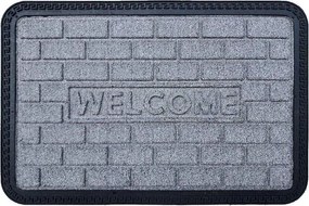 Rohožka textilná 40x60 cm sivá