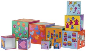 Skladacie kocky pyramída – Môj deň