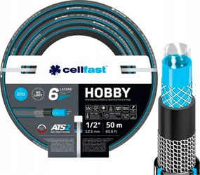 Záhradná Hadica Cellfast Hobby 6-VRSTVOVÁ, Vysoká Pevnosť, Pružnosť