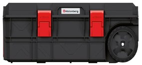 Kistenberg Kufor na náradie s transp. kolieskami X BLOCK PRE čierny 795x380x307