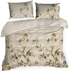 SATÉNOVÉ OBLIEČKY SPRING38 140X200 CM, 1 KS 70X80 CM KVETY