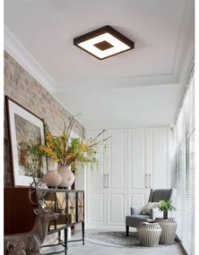 Eglo 900283 - LED Vonkajšie stropné svietidlo IPHIAS LED/17W/230V IP44 čierna