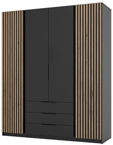 Skriňa Kaja BL/BL-EV 2 LAM 2F 3S