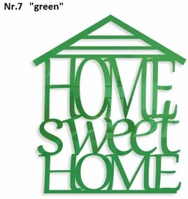 Home sweet home dekoračný nápis na stenu čierna