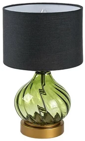 Rabalux 74033 dekoratívna stolná lampa Pirelo, E14, 1x max. 25W, fľaškovo zelená