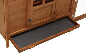 Kurník Avenberg IRIS 215 x 65 x 80 cm hnedý