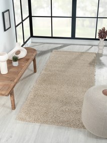 My Flair, Behúň My Shaggy beige, 80x200, béžová, chodba / predsieň