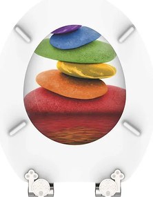 Eisl Sanitär WC sedadlo MDF Soft Close Colorful Stones 80120