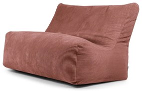 Menčestrový sedací vak v tehlovej farbe Sofa Seat Lounge – SLOWDOWN