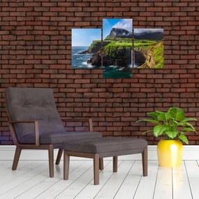Obraz - Vodopád Múlafossur (90x60 cm)