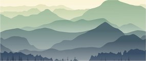 Obraz - Forest Mountain (120x50 cm)