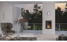 InFire - Vstavaný BIO krb 79x55 cm 3kW čierna