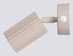 Taupe kovové bodové svietidlo 8x16 cm Gleam – Sollux