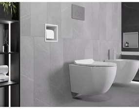 Mexen X-Wall-P zapustený držiak na toaletný papier, biela, 1923