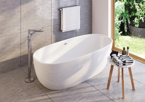 Deante Voľne stojaca vaňa Alpinia 150x73,5 cm akrylát - KDU 015W