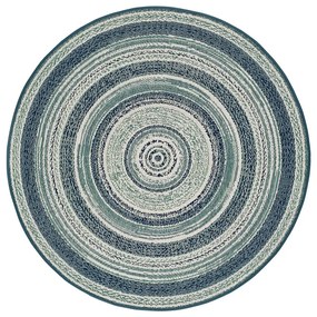 Modrý vonkajší koberec Universal Verdi, ⌀ 120 cm