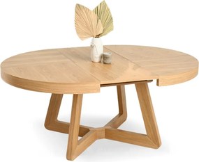 Rozkladací jedálenský stôl OLIA 130-230cm dub