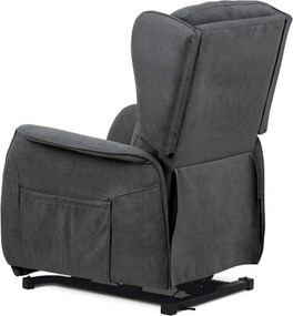 Polohovacie kreslo sivé, elektrické TV-1190 GREY2