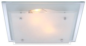 GLOBO Stropné LED svietidlo INDI, hranaté, 33,5cm