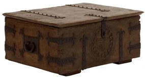 furniture-nabytek.cz - Masívny konferenčný stolík Aladin z mangového dreva, voskovaný, hnedý – 92×70×40 cm