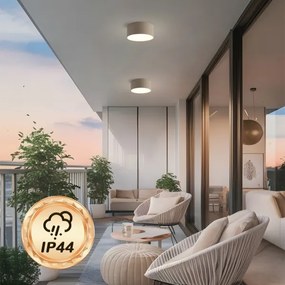 BRILAGI - LED Vonkajšie stropné svietidlo FORIS LED/20W/230V pr. 15 cm béžové IP44