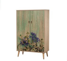 Skrinka Mega Sonoma Oak Flowers I