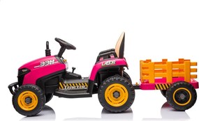 LEAN CARS Batériový traktor BBH-030 ružový