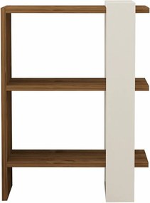 Knižnica Gaye Walnut White