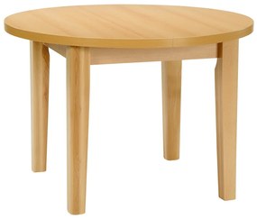 Stima drevený Stôl FIT 110 Rozklad: + 35 cm rozklad, Odtieň: Dub Sonoma, Rozmer: Ø 110 cm