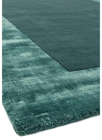 Ručne tkaný koberec s prímesou vlny v petrolejovej farbe 80x150 cm Ascot – Asiatic Carpets