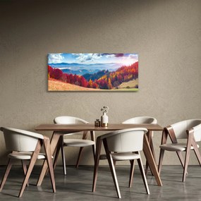 Obraz farebné jesenné krajiny (120x50 cm)