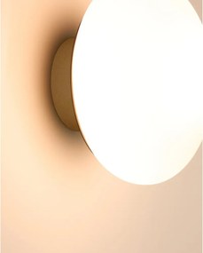 Biele/čierne nástenné svietidlo ø 15 cm Bamila – Kave Home